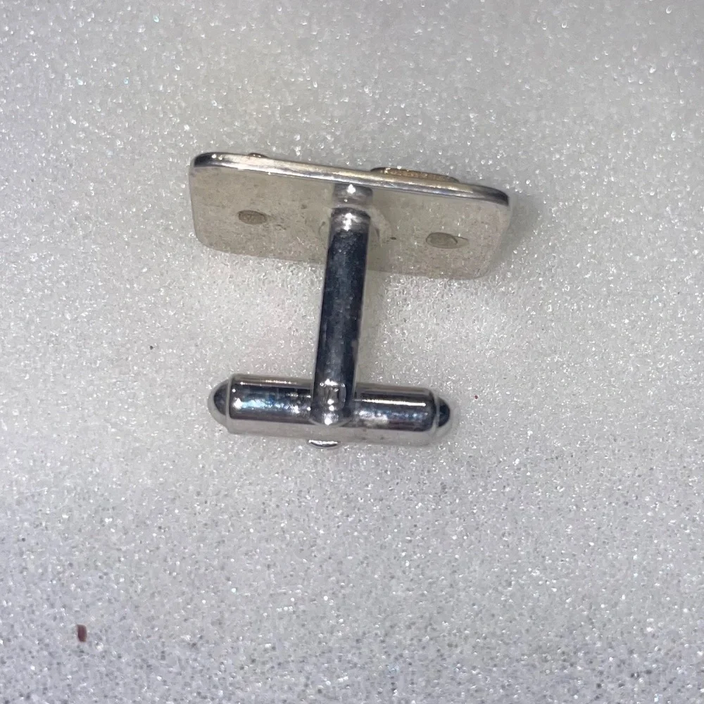 Vintage Monogram Initials BOB SWANK SINGLE Cuff Link Replacement Lost Broken‎